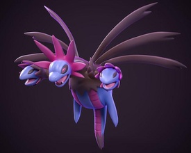 Hydreigon Pokémon Pokemons Pokemongo Wunder zbrush drucken Pikachu Fang Nintendo druckbar Video Spiel garchomp Spiele Spielzeuge 3d print model - Mito3D