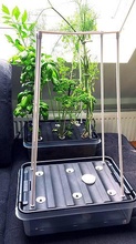 hydroponic diy set - up to 6 large plants solar powered pump plant vegetables herbs box grow growing urban offgrid hydroponics scalable portable free selfmade hobby 3d print model - Mito3D