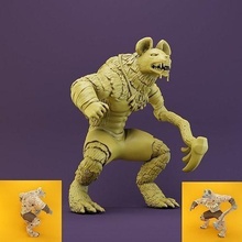 hyena warrior miniatures dungeon dragons dungeonanddragons 3dprinting miniature wargames tabletop toy gametoy board fantasy printable character games toys jungle 3d print model - Mito3D