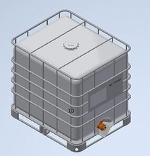 ibc réservoir l'eau carburant pompe loisir DIY mécanique pièces 3d print model - Mito3D