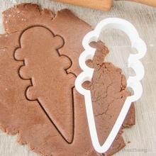 ice cream cone cookie cutter professional 3dprinting biscuit biscuits cookiecutter cooky dining fondant ginger gingerbread house household keyhole kitchen kitchenware pastry printable 3d print model - Mito3D