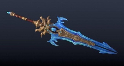 ice royal sword 3dprint 3dprinting cosplay game games monsterhunter monsterhunterworld mhw chargeblade blade printable prop scale toy toys 3d print model - Mito3D