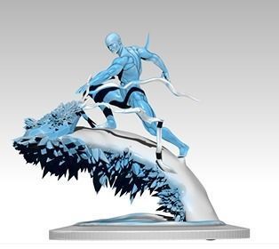 iceman statue anime 3D Print Details