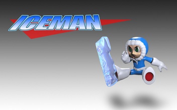 iceman character toy robot cartoon megaman nintendo chibi sci man cute video game anime miniatures figurines printable future games toys 3d print model - Mito3D