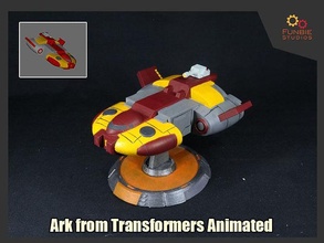 iconic ship series - ark transformers animated ships games toys 3d print model - Mito3D
