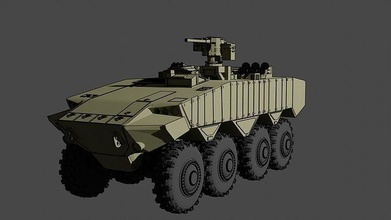 idf Eitan AFV veículo exército blindado estrada brigando miniatura Merkava m113 8x8 apc militares jogos brinquedos 3d print model - Mito3D