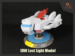 idw perdu lumière modèle transformateurs perdue navire bande dessinée jeux jouets 3d print model - Mito3D