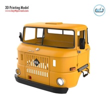 ifa w50 cabin - professional version printable body old vintage tamiya miniz slot scalextric truck cab shell crawler hobby diy automotive 3d print model - Mito3D