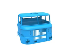 w50 imprimível corpo velho vintage tamiya miniz fenda escalextrico cabine caminhão táxi concha rastejante passatempo faça automotivo 3d print model - Mito3D