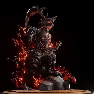 ifrit fire demon final fantasy fanart creature efreeti monster 3dprint dungeons dragons summon elemental miniatures figurines game art toys games cartoon board 3d print model - Mito3D