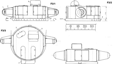 ijn Entfernungsmesser Direktor Japan Kriegsschiff Schiff Waffen Hobby DIY 3d print model - Mito3D