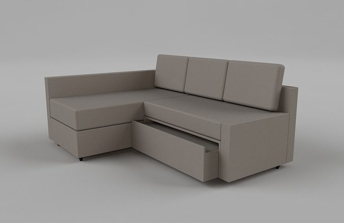 ikea Friheten sofá mobília interior Projeto vivo moderno assento mobiliário madeira casa 3D print model - Mito3D