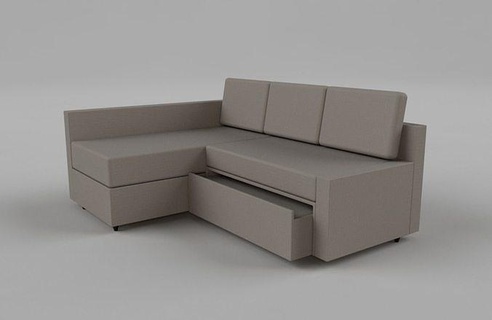 ikea friheten sofá mueble interior habitación diseño vivo moderno asiento muebles madera casa 3d print model - Mito3D