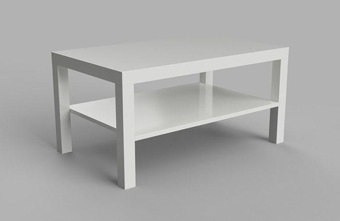 ikea lack coffee table furniture interior wood modern living design side house 3d print model - Mito3D