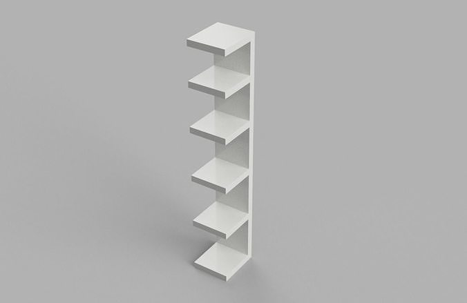 ikea lack wall shelf unit furniture interior wood room decor storage cabinet book bookcase books bookshelf design house 3D print model - Mito3D