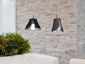 ikea lampada ombra luce pacco parete interni design moderno vita paralume casa illuminazione guidato 3d print model - Mito3D
