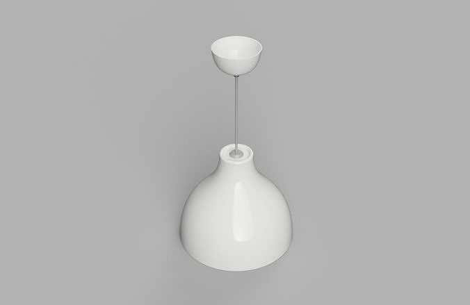 ikea melodia lampada soffitto lampadario design moderno luce illuminazione pendente bianca Casa 3D print model - Mito3D