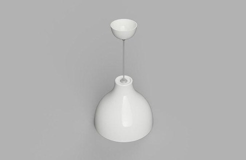 Ikea Melodie Lampe Decke Leuchter Design modern Licht Beleuchtung Anhänger Weiß Haus 3d print model - Mito3D