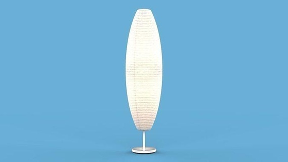Ikea soleil quitté thé sol lampe meubles intérieur moderne vivant conception chambre lanterne éclairage lumière maison 3d print model - Mito3D