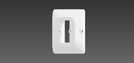 ikea tradfri dimmer adapter single uk light switch mount house lighting 3d print model - Mito3D