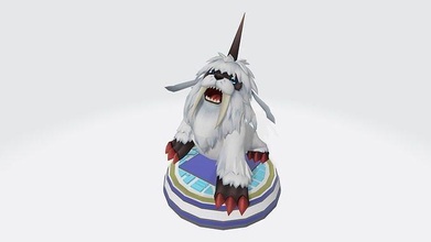ikkakumon unicorn digimon monster anime cartoon model games toys 3d print model - Mito3D