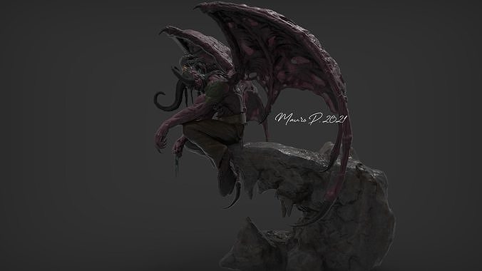 Illidan Furia tormenta Guau mundo Warcraft arte fan demonio juegos juguetes 3D print model - Mito3D
