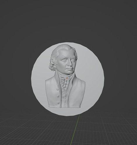 immanuel kant soulagement côté Hegel philosophie philosophe penseurs nietzche marx allemand art sculptures 3D print model - Mito3D