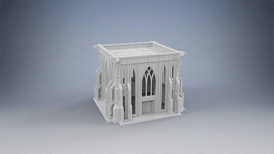 imperial mausoleo 6mm paisaje épico epic40k 40k adeptustitanicus espacio gótico ciencia ficción sombrío juegos juguetes 3d print model - Mito3D