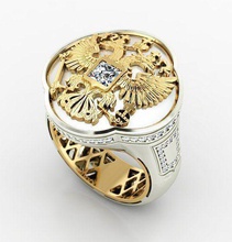 imperial del anillo la joyería eagle menring aguila los anillos 3d print model - Mito3D