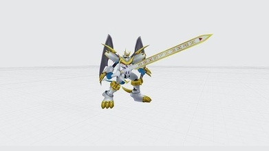 imperialdramon paladín digimon monstruo 3d anime artoon juegos juguetes 3d print model - Mito3D