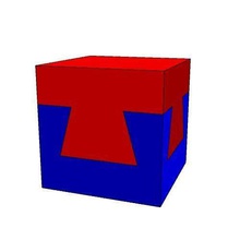 imkansız kırlangıç kuyruğu alternatif çözüm matematik geometri bulmaca hiperboloit marangozluk Kutu zeka oyunu sorun oyuncak oyunlar oyuncaklar 3d print model - Mito3D
