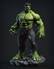 incredibile hulk meraviglia geek nerd vendicatori comico comicart supereroi dccomics dc verde anatomia energia eroe brucebanner giochi giocattoli 3d print model - Mito3D