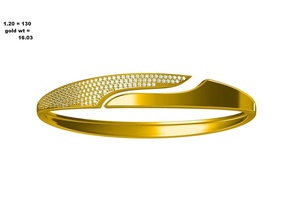 indien, bijoux design or d'argent le bracelet mesdames conception de diamant mariage joyau imprimable célébration gem d'anniversaire anniversaire les bracelets 3d print model - Mito3D