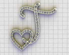 indian jewellery design jewelry gold shape shining printable silver name pendent pendant v ray matrix 8 jewel cad yellow rose pendants 3d print model - Mito3D