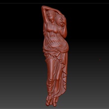 Indische Frau Dekor Kunst 3d Modell panel Mädchen Dekoration bas bedruckbar ist Möbel cnc die Erleichterung Figur Skulptur indian statue andere 3d print model - Mito3D