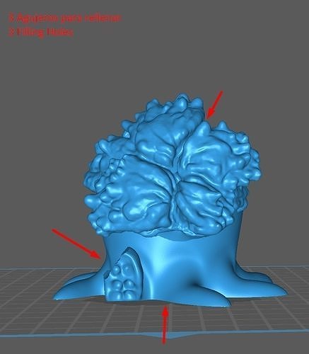 infetado polvo us clicker arte 3D print model - Mito3D