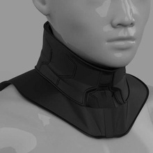 infinite spartan undersuit neck seal halo cosplay gaming mk7 props wearable replica 3d printing files stl hero soldier hobby diy 3d print model - Mito3D
