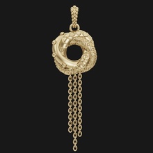infinity pendant 3d printable model jewellery jewelry gold silver pendants beautiful 3d print model - Mito3D