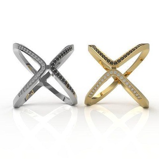 infinidade anel joalheria ouro prata jóias gema argolas 3d print model - Mito3D