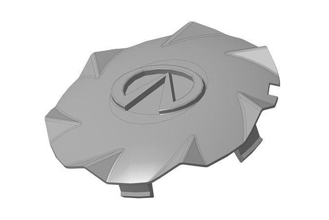 infinity wheel cap 3d model fdm printing hobby diy mechanical parts 3d print model - Mito3D