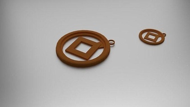 ingwaz pendant jewelry fashion norse pendants 3d print model - Mito3D