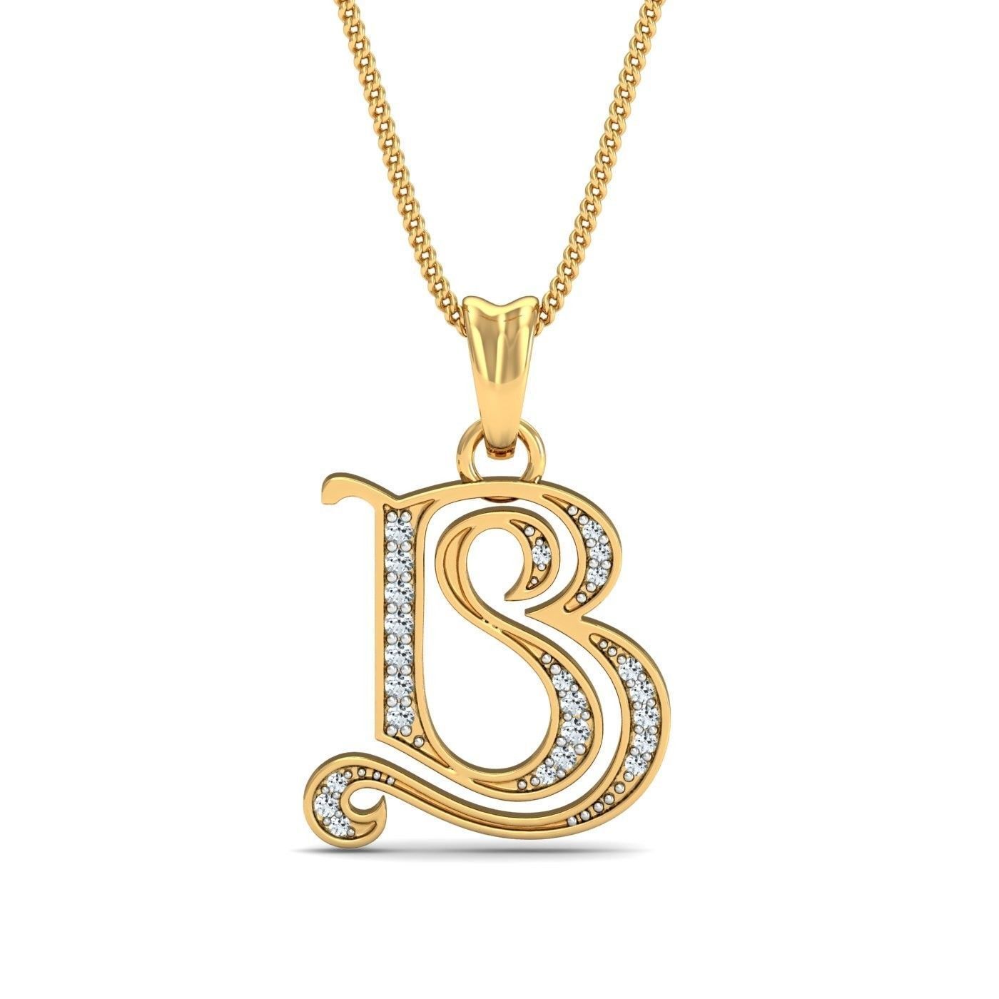 b s ilk elmas kolye altın aşk şirin kız nişan yazdırılabilir gümüş sevgili pandle kadin evlilik mücevher aşk tanrısı elmaslar takı 3D print model - Mito3D