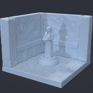 posaderos hija dnd miniatura figuritas estatua personaje miniaturas escultura figura mujer niña impresión taberna posadero juego mesa rpg fantasía 3d print model - Mito3D