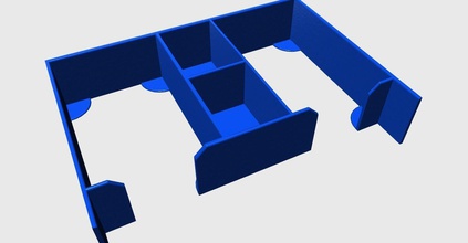içinde kutu dungeon raiders oyun-oyuncak zindan oyun Yönetim Kurulu kutusu belirteçleri oyunlar oyuncaklar aksesuarlar oyuncak oyunları aksesuarları 3d print model - Mito3D