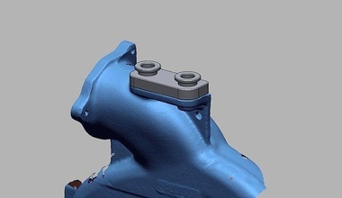 intake manifold rubber mount 1 9 tdi tubo diessel vehicle bushing custom heigh hobby diy automotive 3d print model - Mito3D