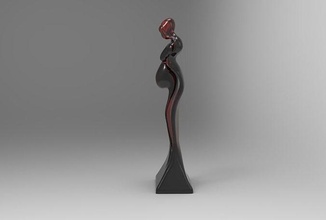integrando amore marmo scultura calcolo 3d modello Stampa Museo esposizione design arte sculture 3d print model - Mito3D