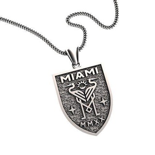 inter miami fc necklace major league soccer jewellery mls jewelry gold silver printable diamond ring jewel wedding gem sterling engagem cad vintag pendant rings 3d print model - Mito3D