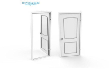 internal door diorama 3d printable gate game house thumbnails scale tamiya 3d print model - Mito3D