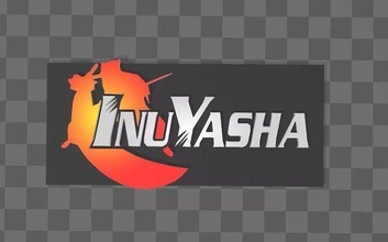 inuyasha logotipo anime cuadro arte brinquedo animação sinais logotipos 3d print model - Mito3D