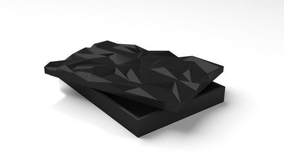 invitation card 3d box wedding cnc black elegant occasion newyear details art sculptures 3d print model - Mito3D